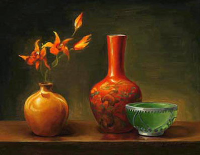 Jade Bowl with Ceramics
